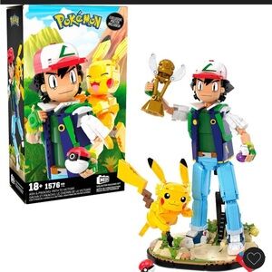 Pokemon mega construx Ash & Pikachu Path to Victory